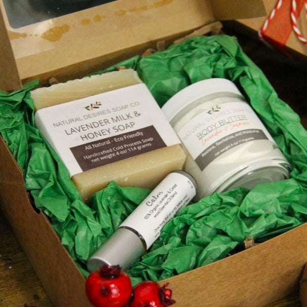 Lavender Holiday Gift Box