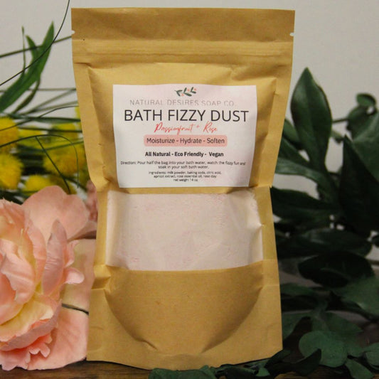 Bath Fizzy Dust- Passionfruit Rose